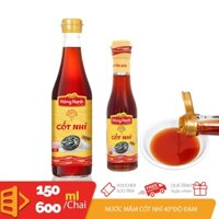 [Hồng Hạnh] Nước mắm cốt nhỉ 40 độ đạm chai thủy tinh 600ml 150ml thơm ngon đậm vị Việt