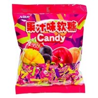 Hong Kong Stars NBR Fruit Marshmallow Bao bì 500g Hương vị các loại Đồ ăn nhẹ thông thường cho trẻ em Kẹo Thụy Sĩ