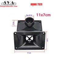 Họng loa treble chữ nhật nhỏ 7x11 , họng loa xách tay - họng mini - 1 cái