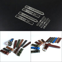 HONG  New Transparent Acrylic Watch Strap Band Stencil Template DIY Leather Craft Tool