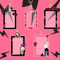 Hồng ROSÉ HÀNG NGÀY Acrylic Hoạt Hình Thẻ Móc Khóa Mặt Dây Chuyền Chìa Khóa Hàng Hóa FENM331