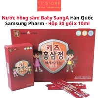 Hồng Sâm Cho Trẻ Em Baby Sanga Hàn Quốc, Hộp 10 Gói, Bé Tiêu Hóa Ngủ Tốt