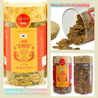 Hồng Sâm Khô Thái Lát Daedong Korean Red Ginseng Sliced Lọ 200gr