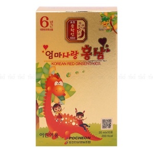 Hồng Sâm Korea Red Ginseng Kids Pocheon - 20 ml x 30 gói , cho bé biếng ăn