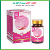 Hồng Sâm Ngọc Nữ Việt Nhật giúp giảm bốc hỏa, mất ngủ, yếu sinh lý do suy giảm nội tiết tố nữ. Lọ x 30 viên