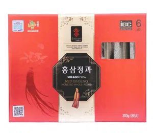 Hồng sâm nguyên củ tẩm mật ong Sobaek (300g)