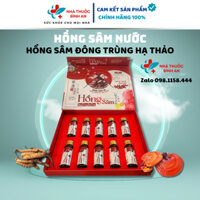 HỒNG SÂM Nước Nhập Khẩu HÀN QUỐC - ĐÔNG TRÙNG HẠ THẢO/ LINH CHI/ TÁO ĐỎ/ NHUNG HƯƠU