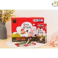 Hồng sâm trẻ em Hongki hàn quốc, hộp 30 gói - Nước hồng sâm baby chính hãng Korea