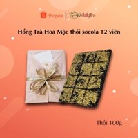 Hồng trà cổ thụ ướp hoa mộc thỏi socola Jully Tea