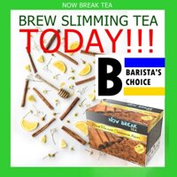 Hồng Trà QUẾ- Bạn hãy thêm mật ong chanh gừng để pha trà hỗ trợ giảm cân trà đen nhập khẩu nguyên chất - 5 túi trà Now Break Tea (5 x 1.5g = 7.5g) kiểu trà Cozy Lipton Ahmad  Dilmah Olong Atiso Nestea Detox