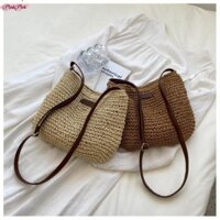 [Hồng] Túi xách đi biển Túi đeo vai nữ bên hông