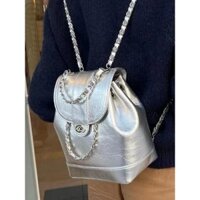 Hồng Y Đỏ Hàn Quốc Niche Túi Phong Cách Chanel Dây Xích Túi Học Nhỏ Túi Nữ Ba Lô Ba Lô