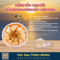 Hồng Yến - Cao Cấp - Tổ Yến Sào Nguyên Chất Sản Xuất Tại Nha Trang