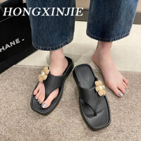 HONGXINJIE dép sandal nữ dép đế cao Thoải Mái Xinh Xắn  Nhẹ Năng động Tiện dụng Đế linh hoạt FDL2480F5C 35Z240830