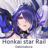 Honkai star Rail Acheron Dakimakura 2WAY Ôm Thân Gối Anime Gối Đệm Xmas Quà Tặng