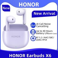 Honor Tai Nghe Nhét Tai x6 tws Kết Nối bluetooth 5.3 Chống Ồn Pin 40 Giờ
