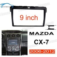 Honxun 9 inch xe android đầu đơn vị dash gắn bộ dụng cụ 2din khung âm thanh nổi cho MAZDA CX7 2006-2012
