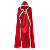 Hooded Cape Robe Decorations Fancy Dress Christmas Halloween Costumes Cloak - 150cm 160cm-180cm