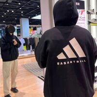 Hoodie Adidas Basketball dày dặn chính hãng, nỉ mùa đông full tag bọc