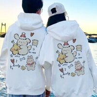 Hoodie cặp dễ thương áo hoodie đôi cute hoodie