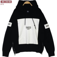 Hoodie Đen Trắng
