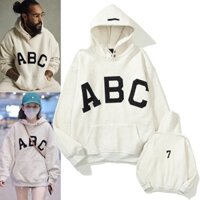 Hoodie FOG ABC xám trắng