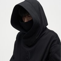 Hoodie Ninja form rộng có mũ kèm khăn chất liệu nỉ bông dày dặn , Áo hoodie che mặt phong cách Ninja, Áo khoác nỉ nam nữ