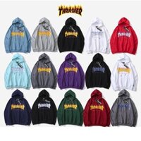 Hoodie Thrasher nỉ bông cotton cao cấp Unisex
