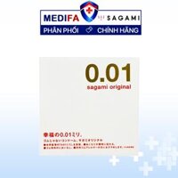 Hộp 1 chiếc bao cao su Original Sagami 0.01