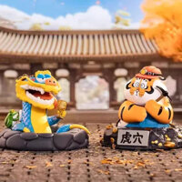 Hộp 1 Mô Hình Bí Ẩn The Tango Of Dragon And Fat Tiger Series, Long Tranh Hổ Đấu (Chính Hãng) Blind Box Ngẫu Nhiên