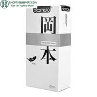 HỘP 10 BAO CAO SU SIÊU MỎNG OKAMOTO PURITY
