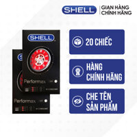 Hộp 10 cái Bao cao su Shell Performax 6 in 1 - Kéo dài thời gian  - Bộ 2 - 20 cái