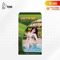 Hộp 10 cái Bao cao su Vista - Mỏng trơn