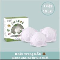 Hộp 10 cái khẩu trang cho bé từ 2 tháng tuổi đến 3 tuổi