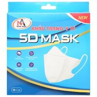 Hộp 10 cái khẩu trang y tế 5D FAMAPRO quai chun 3 lớp