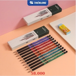 Hộp 10 cây Bút chì gỗ cao cấp Bizner BIZ-P01