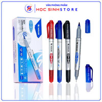 Hộp 10 Cây Bút Lông Dầu 2 Đầu Thiên Long PM04 (Xanh/Đỏ/Đen) - VPP Học Sinh Store