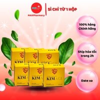HỘP 10 CHAI Dầu gió KIM Agi Herbal nước vàng Hương thơm thư giãn, Giữ ấm cơ thể 6ml - MAXpharmacy