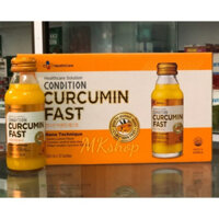 (Hộp 10 chai) Nước tinh nghệ Nano Curcumin Condition Curcumin Fast hỗ trợ bảo vệ và tăng cường chức năng dạ dày
