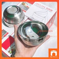 Hộp 10 Chén Inox 2 Lớp Cách Nhiệt Hàn Quốc 11.5cm