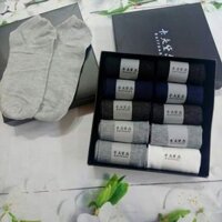HỘP 10 ĐÔI TẤT KHỬ MÙI HÔI NAM CỔ NGẮN
