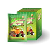 Hộp 10 gói bột rau câu giòn (agar) Rovin