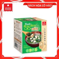 HỘP 10 GÓI CANH RONG BIỂN HẾN WAKAME SOUP MUSSEL ASUZAC FOODS