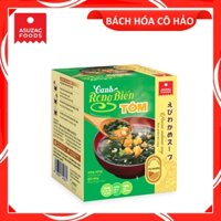 HỘP 10 GÓI CANH RONG BIỂN TÔM WAKAME SOUP SHRIMP ASUZAC FOODS