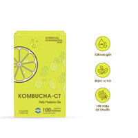 (Hộp 10 gói) Kombucha CT Trà lên men Đài Loan (vị chanh, vị vải)