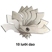 Hộp 10 Lưỡi Dao Cắt Mica Dao Rọc Móc Câu