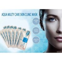 Hộp 10 Mặt nạ dưỡng ẩm - Aqua Multy Care  Skin Clinic Mask