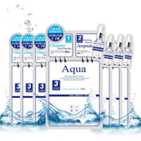 Hộp 10 Miếng Mặt Nạ 3 Bước Cấp Nước Tức Thì, Dưỡng Ẩm Mềm Mịn Da Rainbow Laffair Aqua (10 Miếng x 28ml)