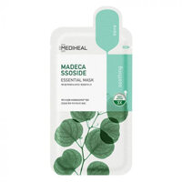 Hộp 10 Miếng Mặt Nạ Chiết Xuất Rau Má Dưỡng Da Dành Cho Da Nhạy Cảm, Căng Thẳng Mediheal Madecassoside Essential Mask 24