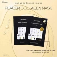 Hộp 10 Miếng Mặt Nạ Siêu Dưỡng Chất Phục Hồi Da Chống Lão Hóa JMSolution Placen Collagen Mask Pure 30ml